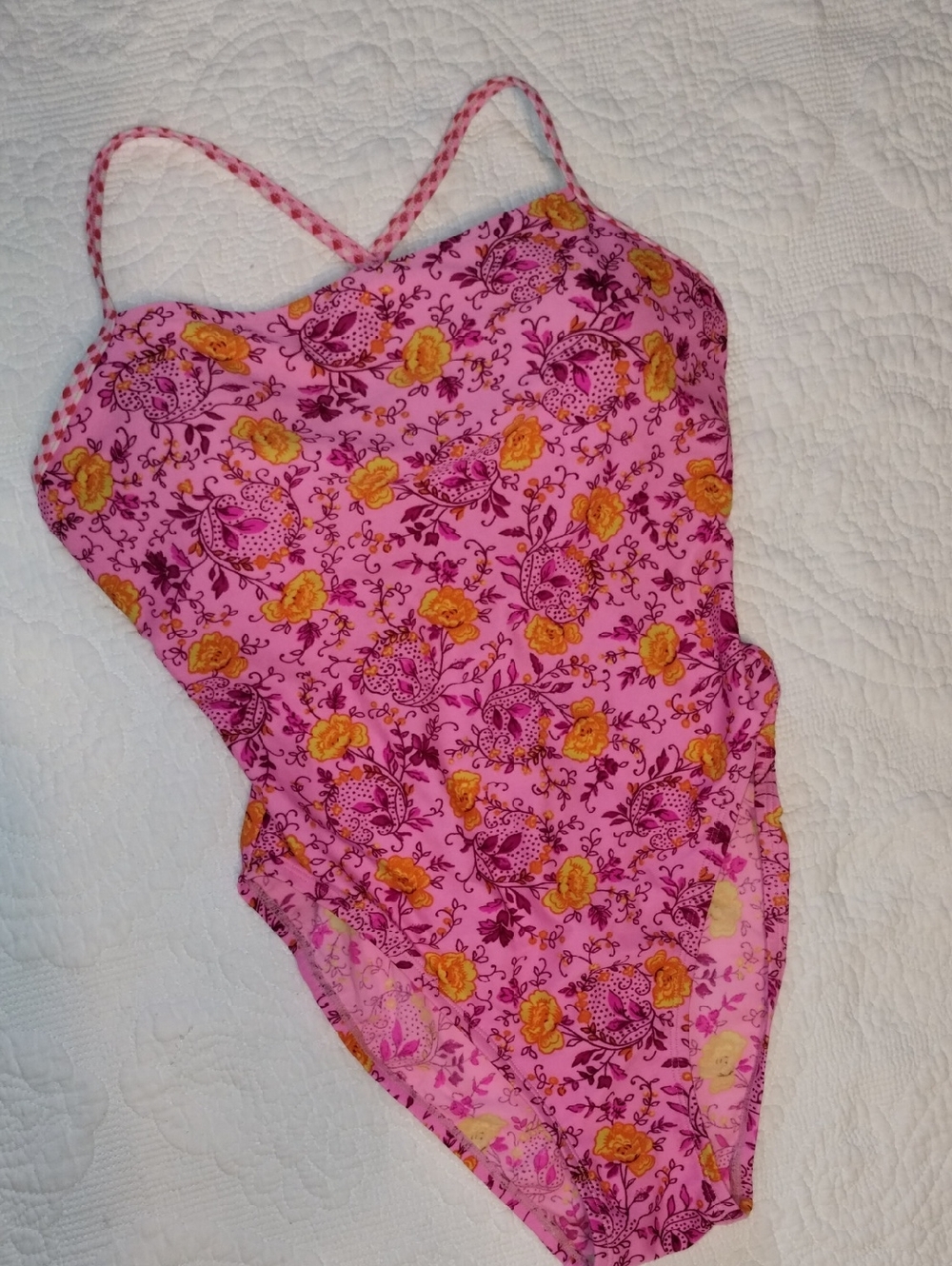 Victoria's Secret Pink Floral One-Piece